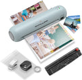 9-In Laminator Machine Pale Blue - Portable Thermal Laminator with Hot