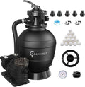 LANCHEZ 13ft Sand Filter Pump for Above Ground Pool - Powerful 3500