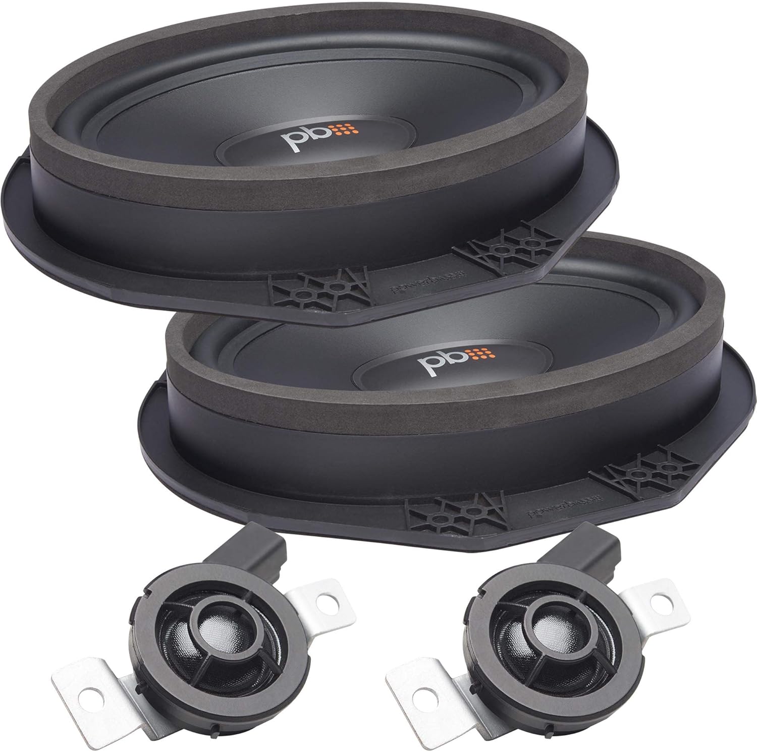 PowerBass OE69C-FD 6x9 Ford OEM Replacement Component Speakers