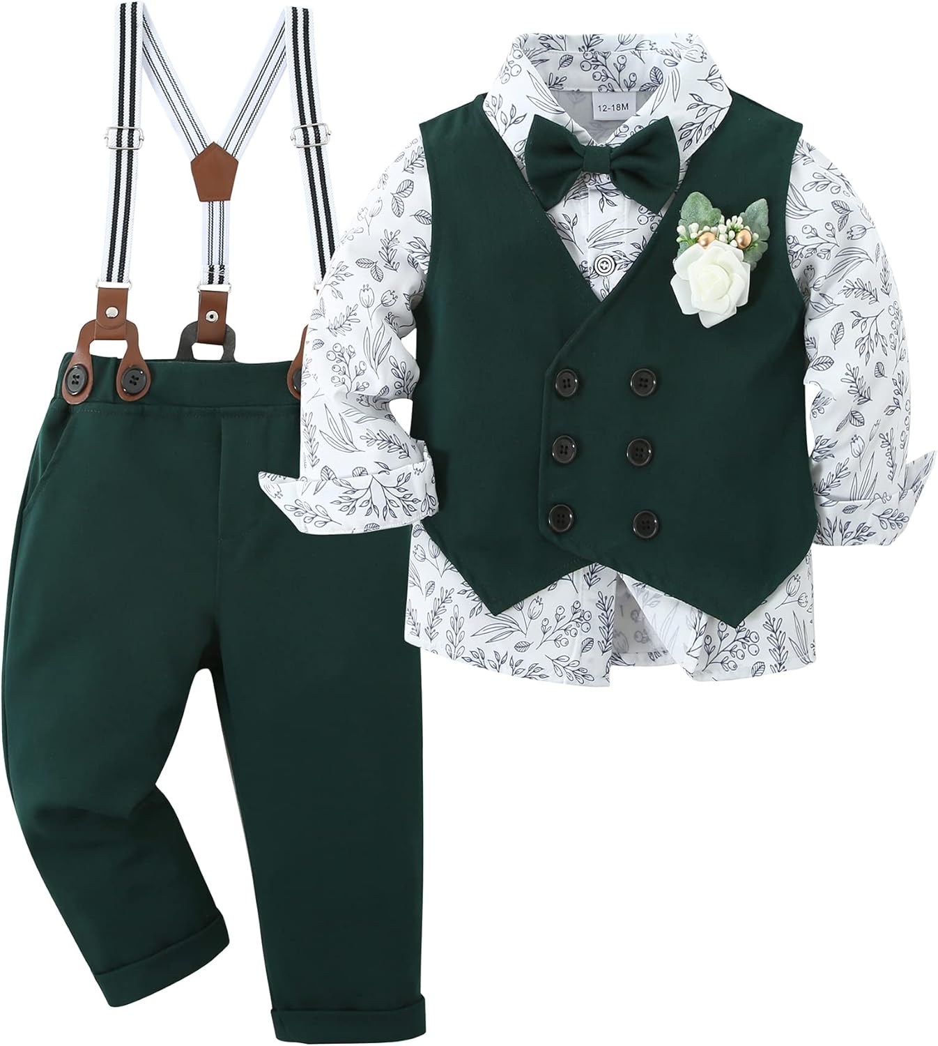 Toddler Baby Boy Clothes Suit for Weddings and Formal Events
