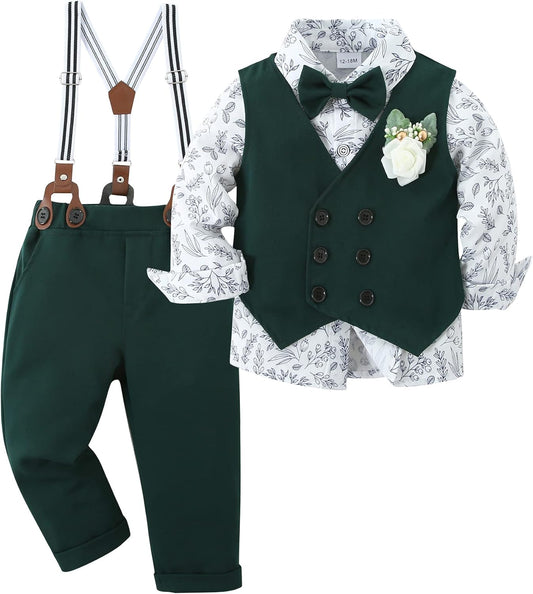 Toddler Baby Boy Clothes Suit for Weddings and Formal Events