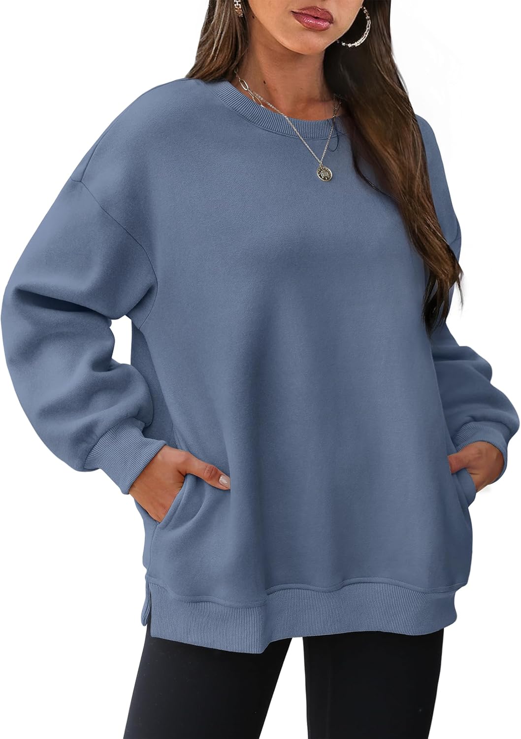 Oversized Sweatshirts for Women with Pocket - Cozy Fall Fashion