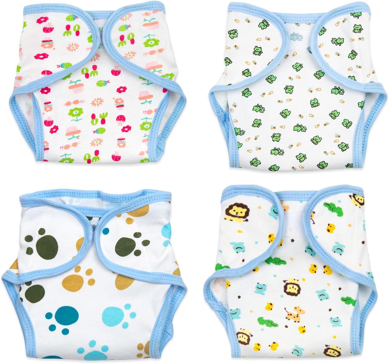 Babyfere Reusable Diapers Set for 17-22 Inch Reborn Dolls
