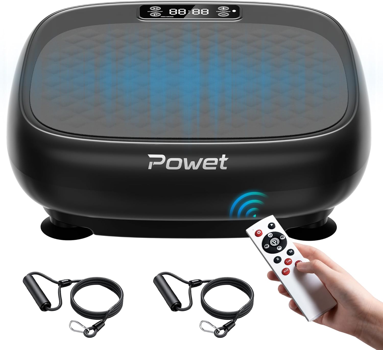POWET Vibration Plate: 99 Levels for Total Body Fitness