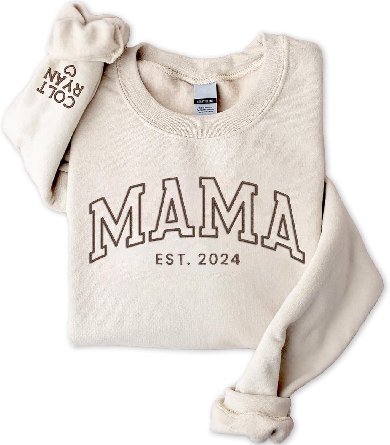Mama Embroidered Sweatshirt | NAZENTI