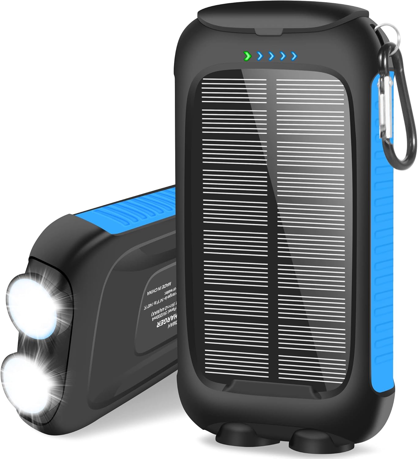 Waterproof Solar Power Bank - Fast Charge & Portable!