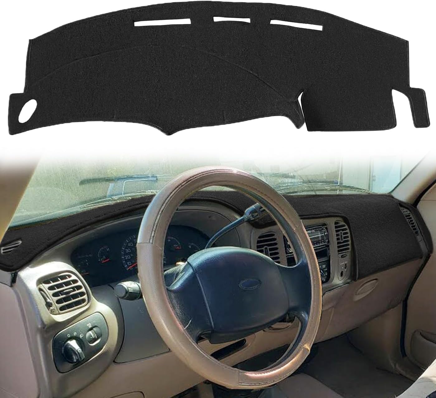 Custom Fit Dashboard Cover Mat for Ford F150 F250 Expedition