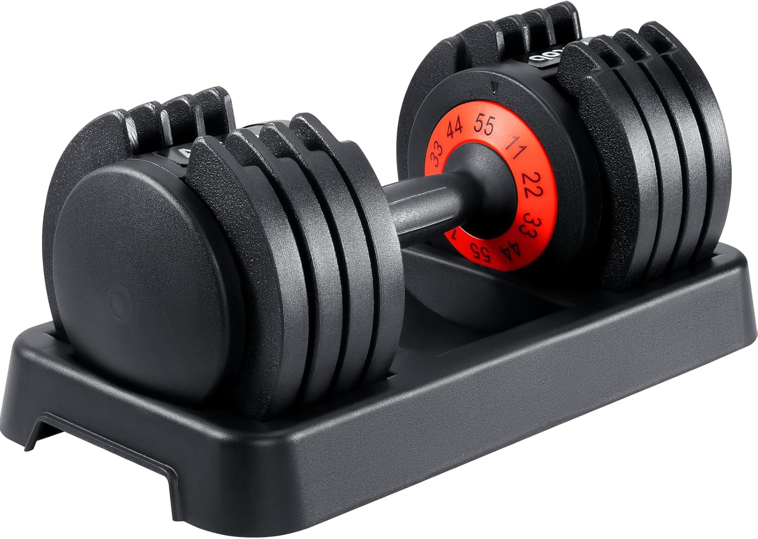 AOTOB 25/55 LBS Adjustable Dumbbell Set for Home Gym Use