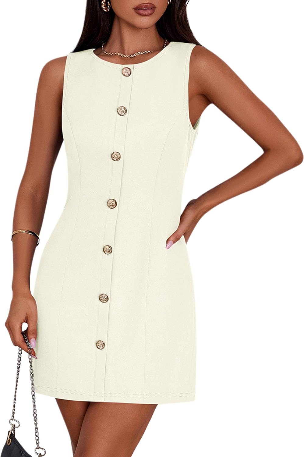 PRETTYGARDEN Work Dresses for Women 2025 Summer Office Style