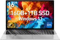 2025 Latest Laptop 16in FHD Display 1TB SSD 16GB RAM - Portable Power