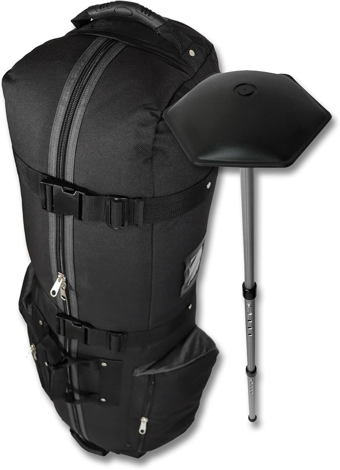 CaddyDaddy Constrictor Golf Travel Bag with Padded Top & Wheels