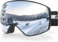 RIOROO Magnetic Ski Goggles: Anti-Fog + UV Protection