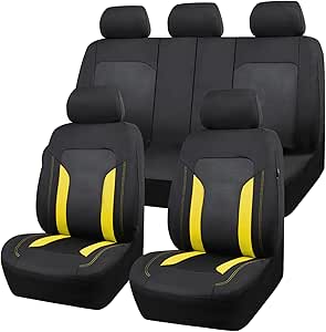 CAR PASS 3D Air Mesh Breathable Universal Sporty Seat Covers