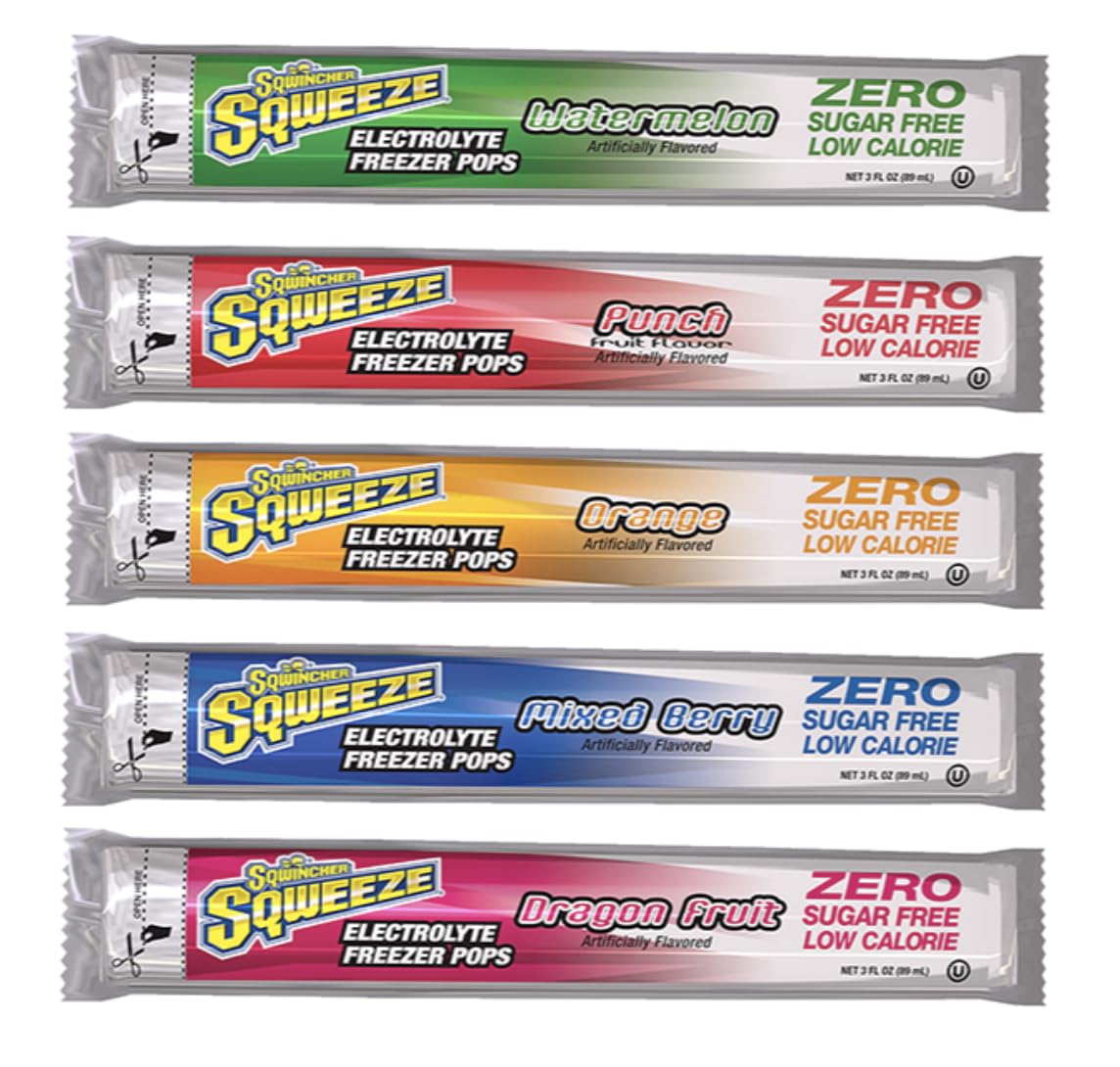 Sqwincher Sqweeze ZERO Sugar Free Freezer Pops - 150 Pack