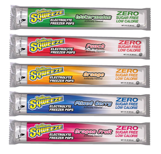 Sqwincher Sqweeze ZERO Sugar Free Freezer Pops - 150 Pack