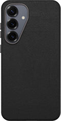 Samsung Galaxy S25+ Symmetry Series Cactus Leather Case - Noir Ash