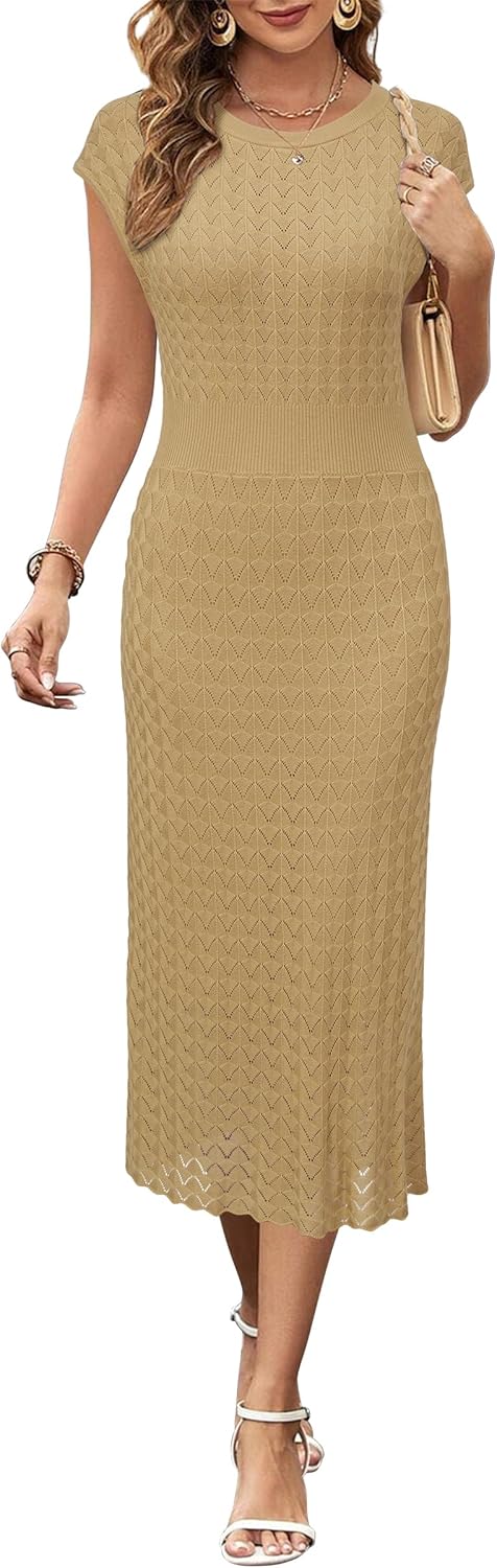 Newshows Women Fall Sweater Dresses for Business Casual Style