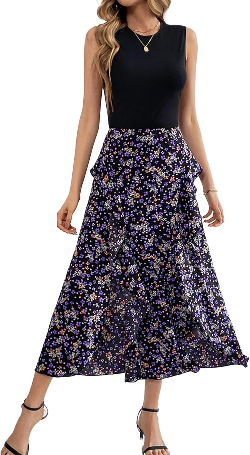 BTFBM Women Casual Sleeveless Summer Dresses for Every Occasion