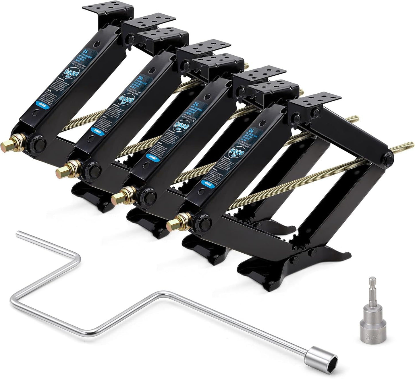 Kohree 9500lbs RV Stabilizer Jacks for Travel Trailers and Campers