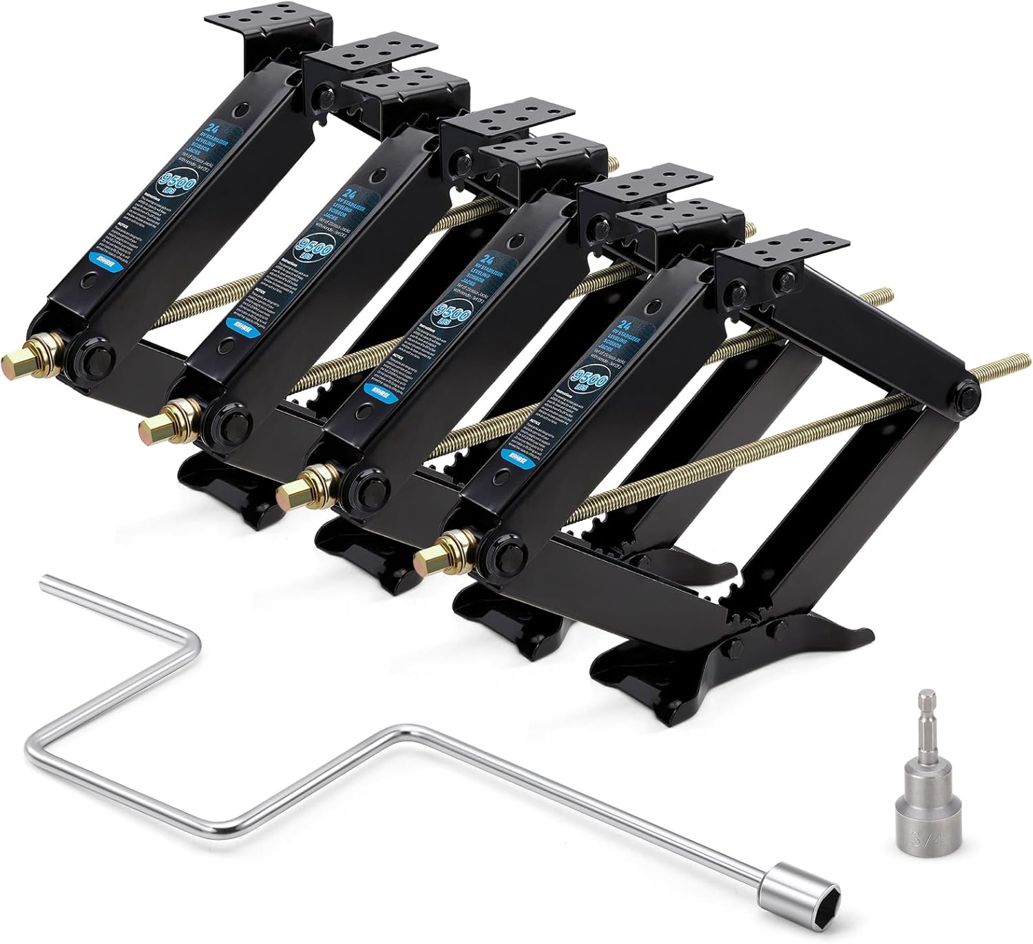 Kohree 9500lbs RV Stabilizer Jacks for Travel Trailers and Campers