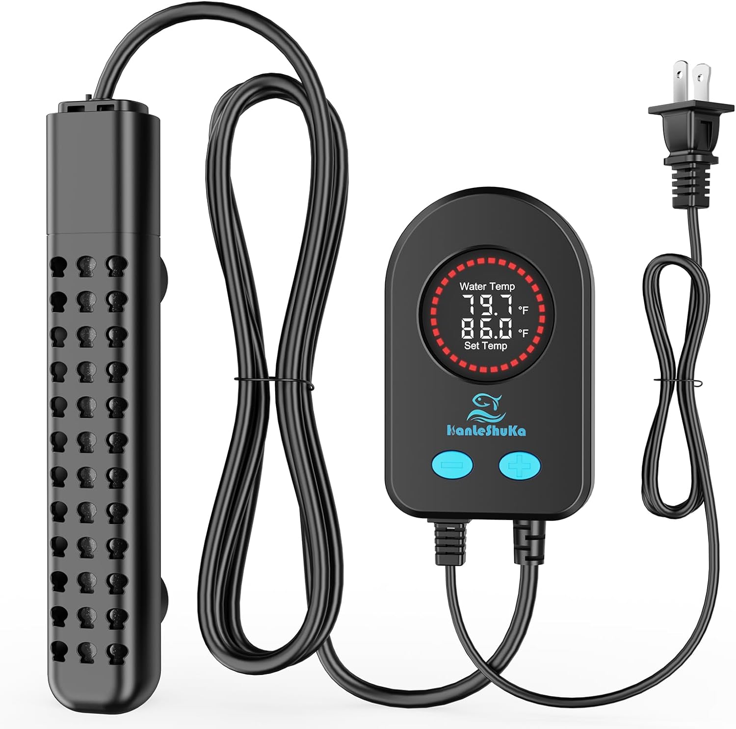 Premium Aquarium Heater for Fish and Turtle Tanks - 500W