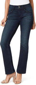 Angels Forever Young Curvy Bootcut Mid-Rise Jeans - Figure-Flattering