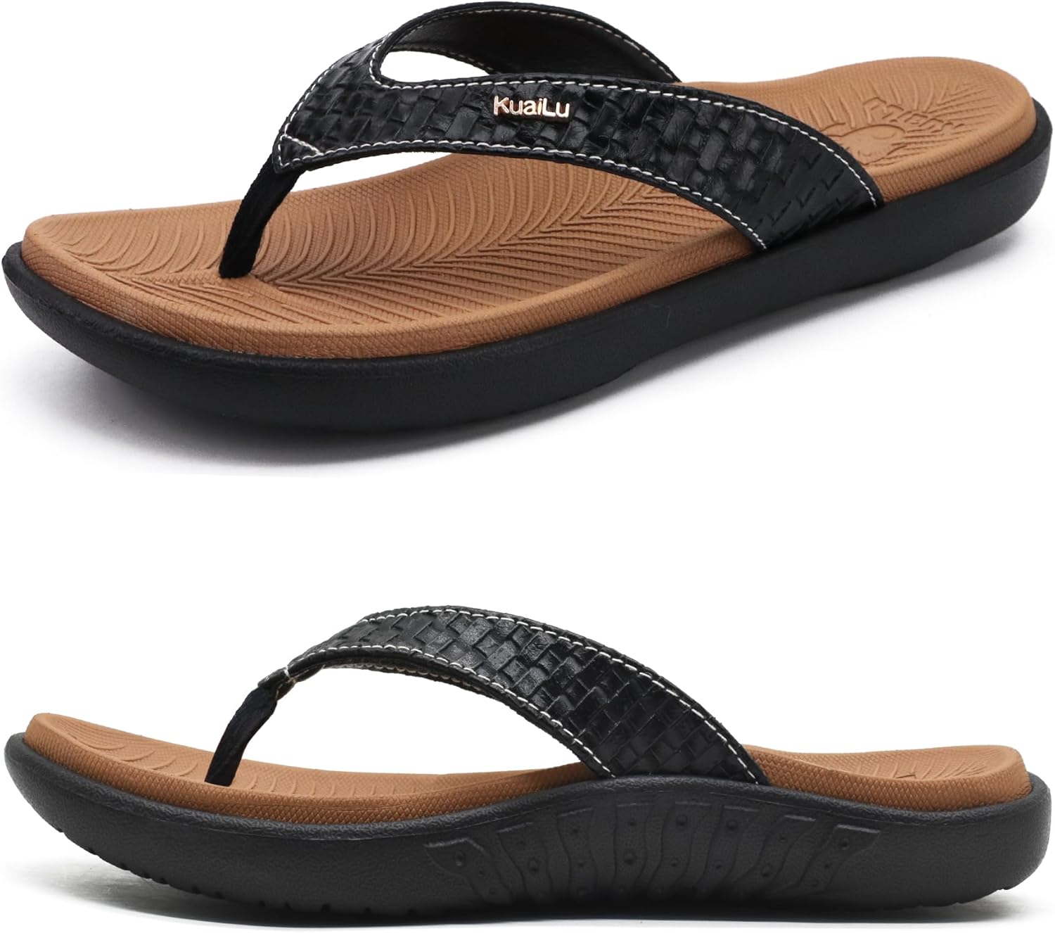 Comfortable Womens Flip Flops with Arch Support for Summer