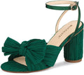 Bow Knot Heeled Sandals Chunky Heel Women - Comfortable Party Heels