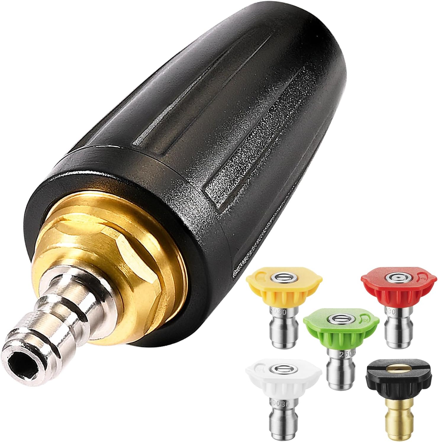 YAMATIC Pressure Washer Turbo Nozzle Tips for Powerful Cleaning