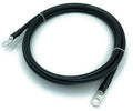 END GAME 4 Gauge Marine Battery Cables 6ft Single Black - Heavy Duty