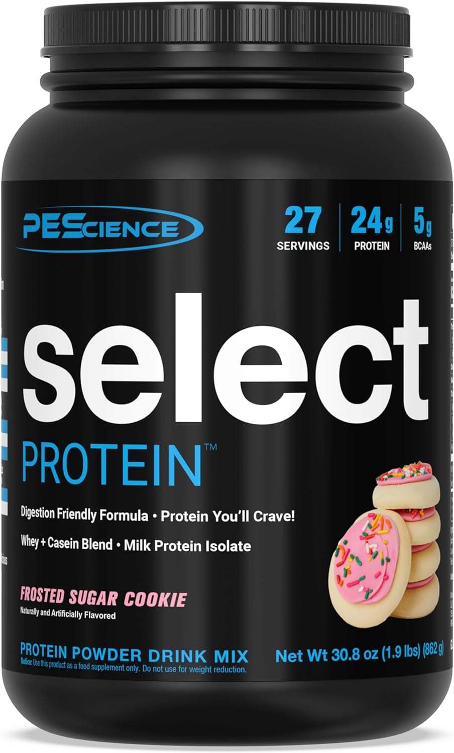 PEScience Select Protein Powder - Frosted Sugar Cookie Flavor