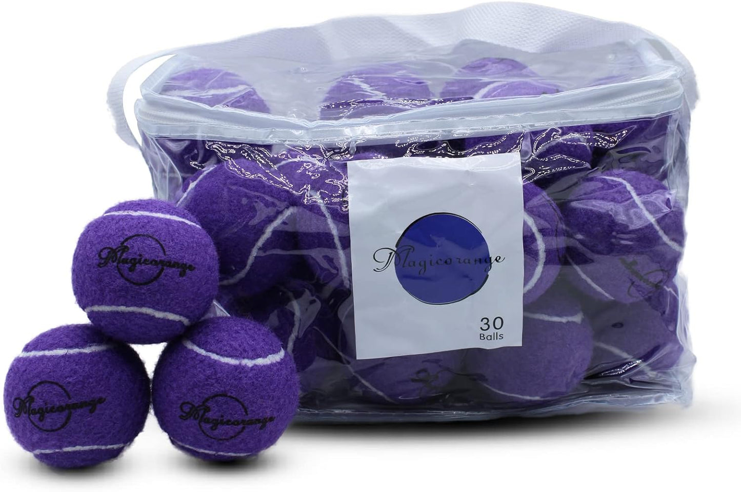Magicorange Tennis Balls 30 Pack for Training and Pet Play