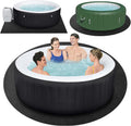100 in Dia Round Hot Tub Mat - Durable Felt Protective Pad