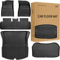 Weize Floor Mats for Tesla Model 3 Highland 2025 2024 - All Weather