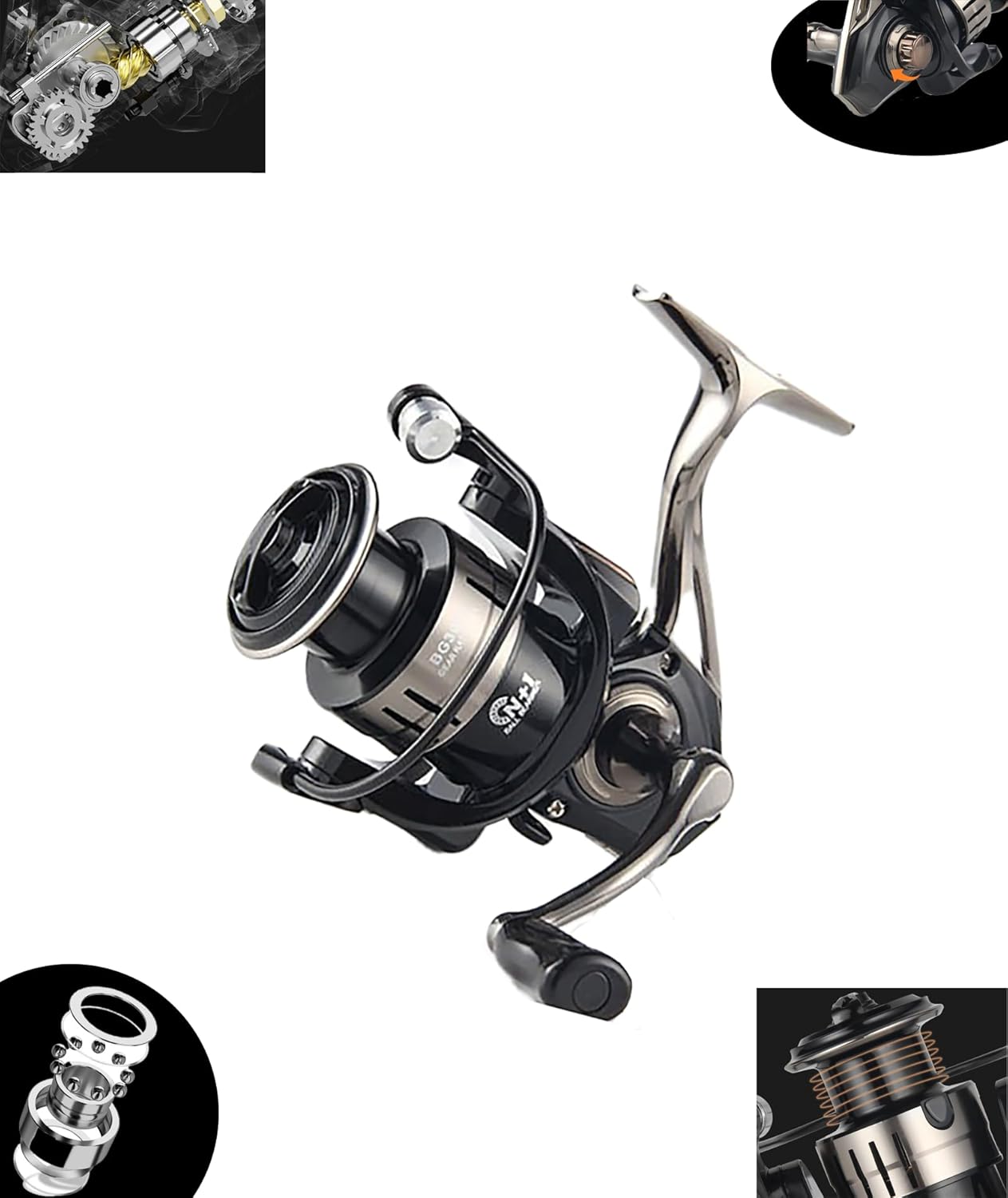 Ultimate Fishing Reel: Dual Spinning & Baitcasting, 23LB Max Drag