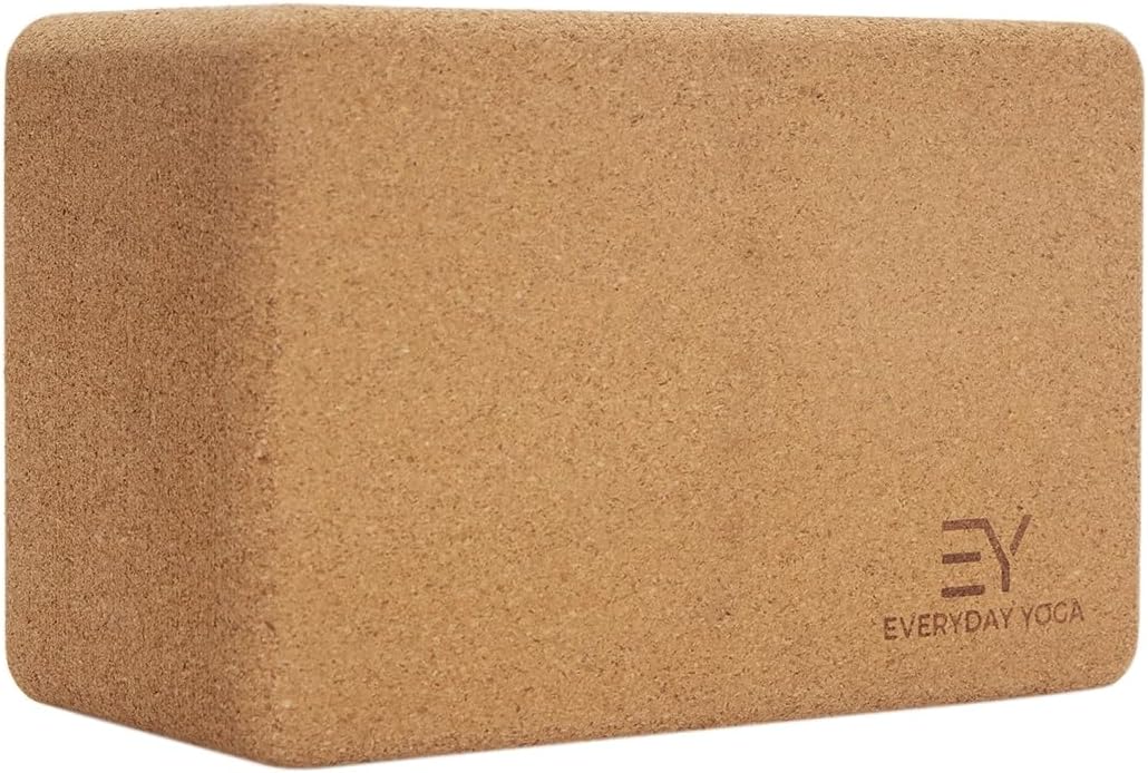 High Density Cork Yoga Block - Enhance Strength & Flexibility