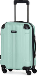 Out of Bounds 20-In Carry On Spinner Luggage in Mint Blue