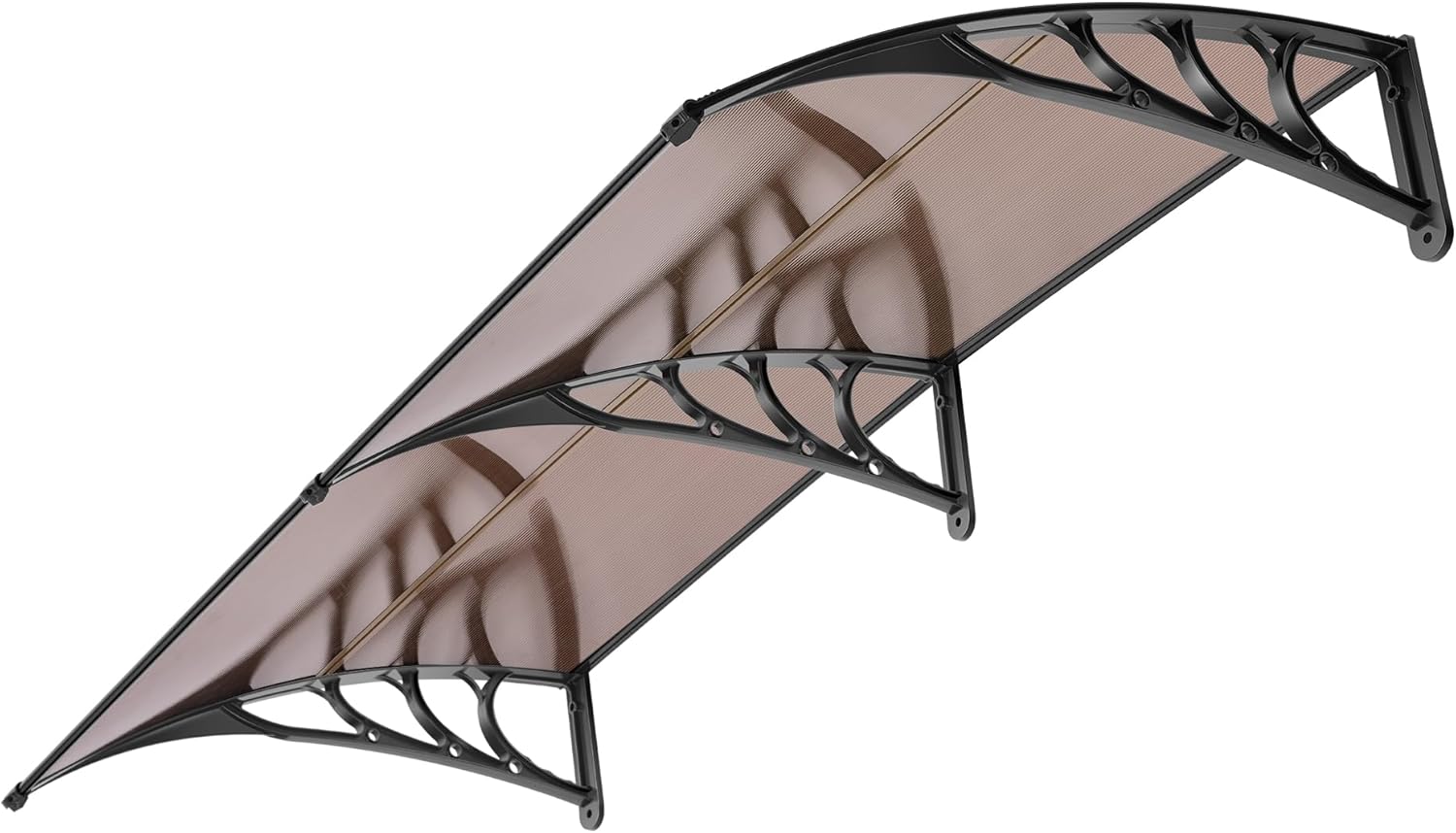 VIVOHOME Polycarbonate Window Door Awning for Weather Protection