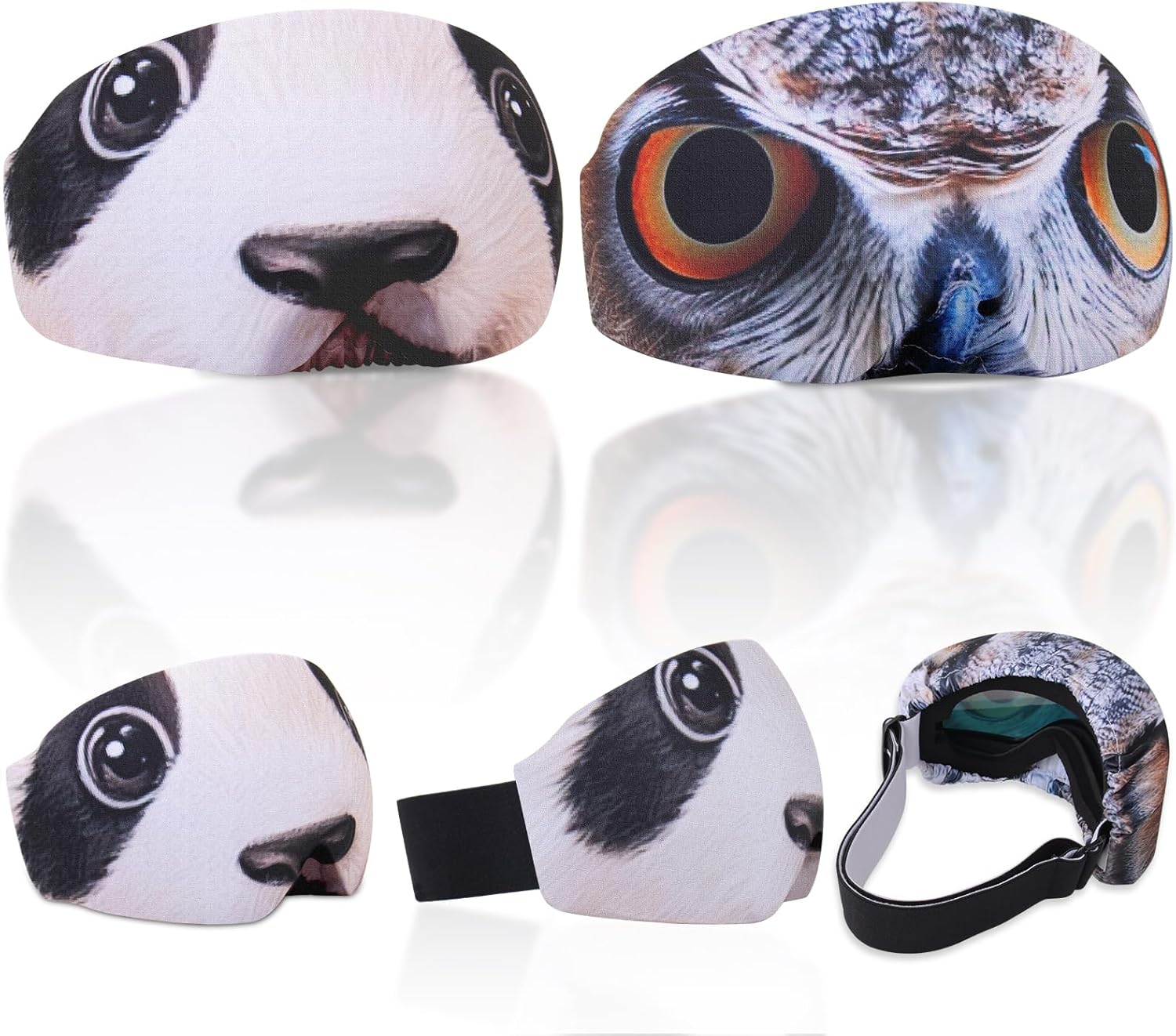 Protective Microfiber Ski Goggle Covers - 2 Pcs