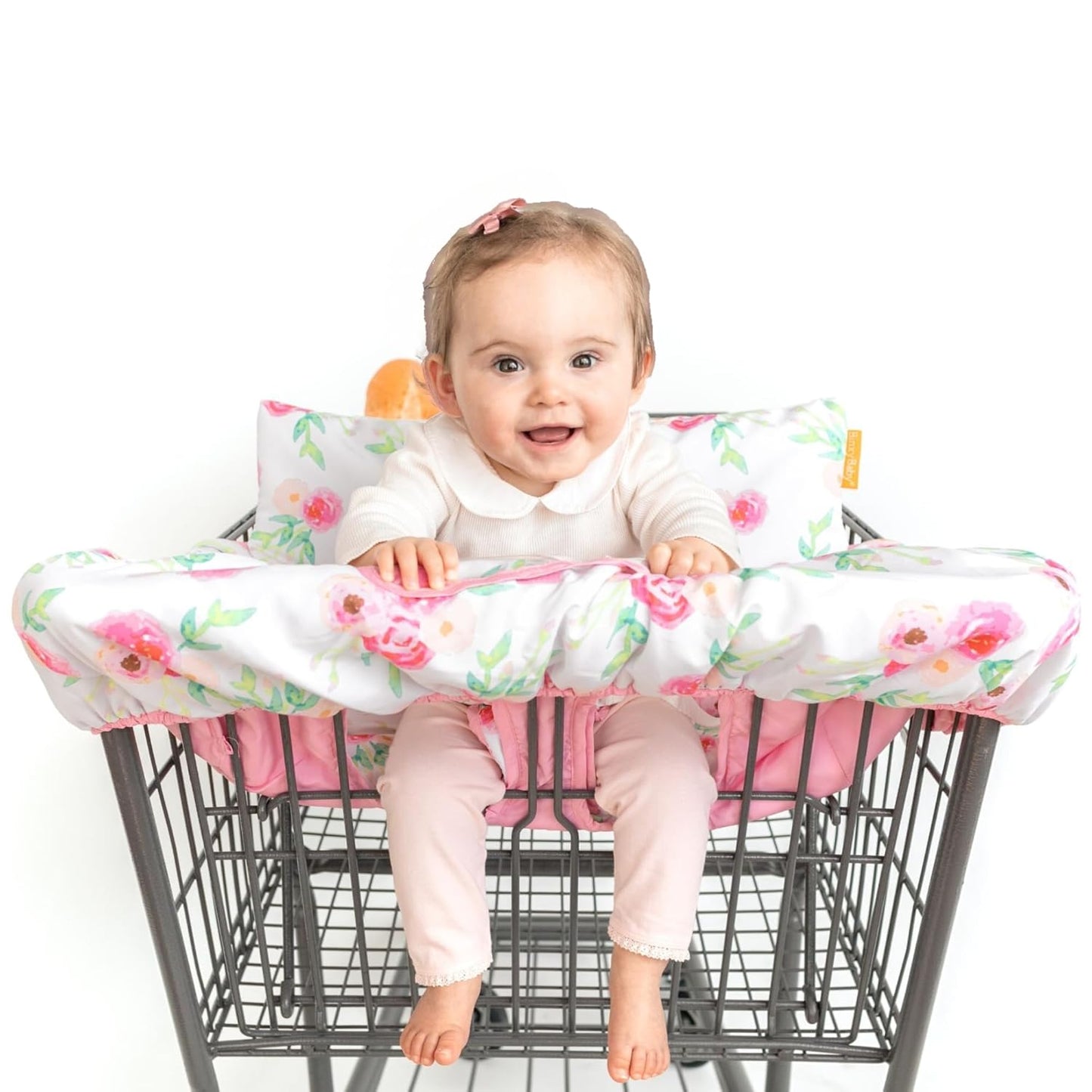2-in-1 Cushy High Chair and Shopping Cart Cover for Baby