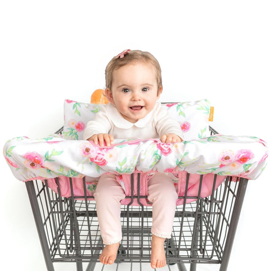 2-in-1 Cushy High Chair and Shopping Cart Cover for Baby