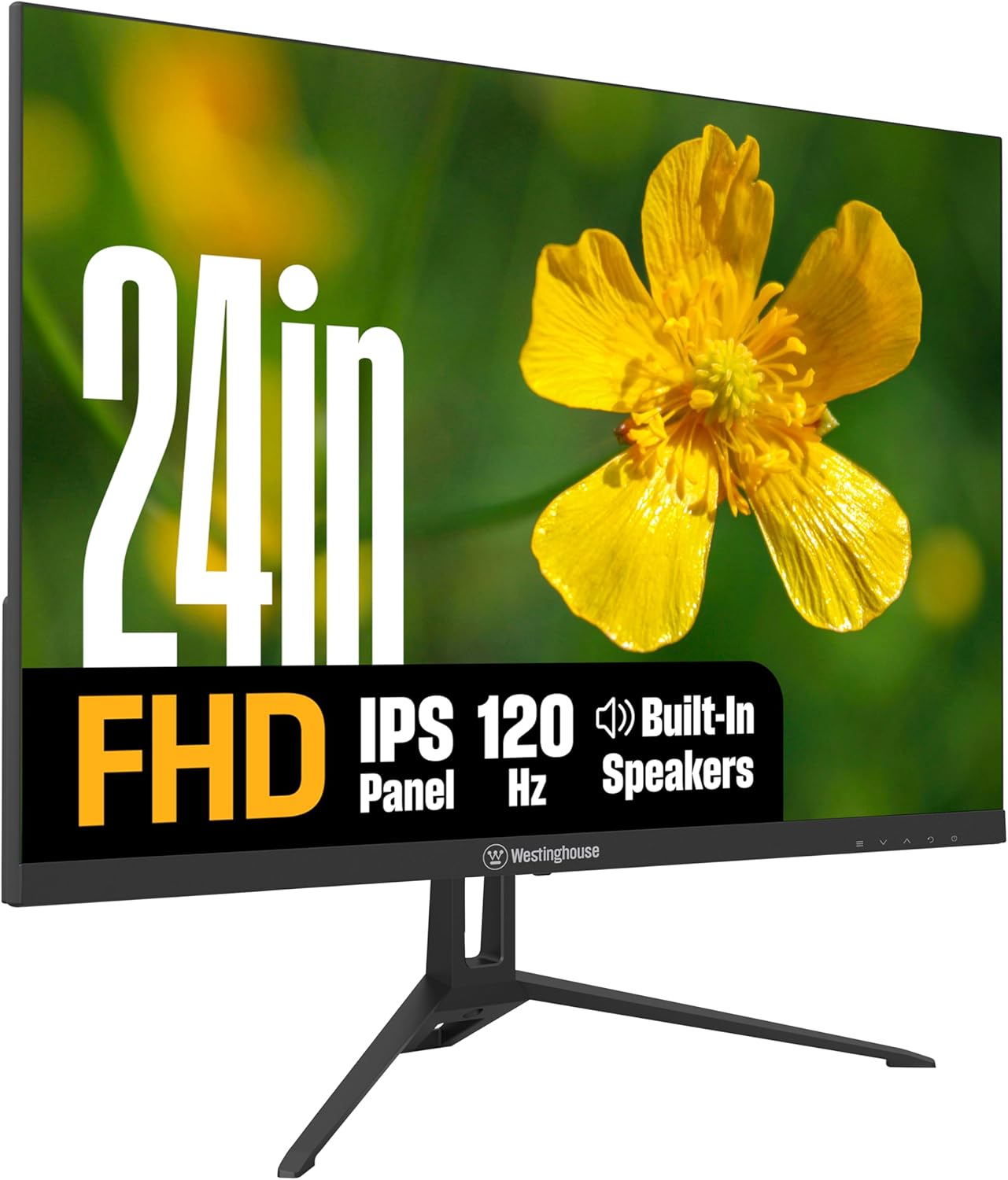 Westinghouse 24 Inch Monitor with 1080p Full HD IPS Display