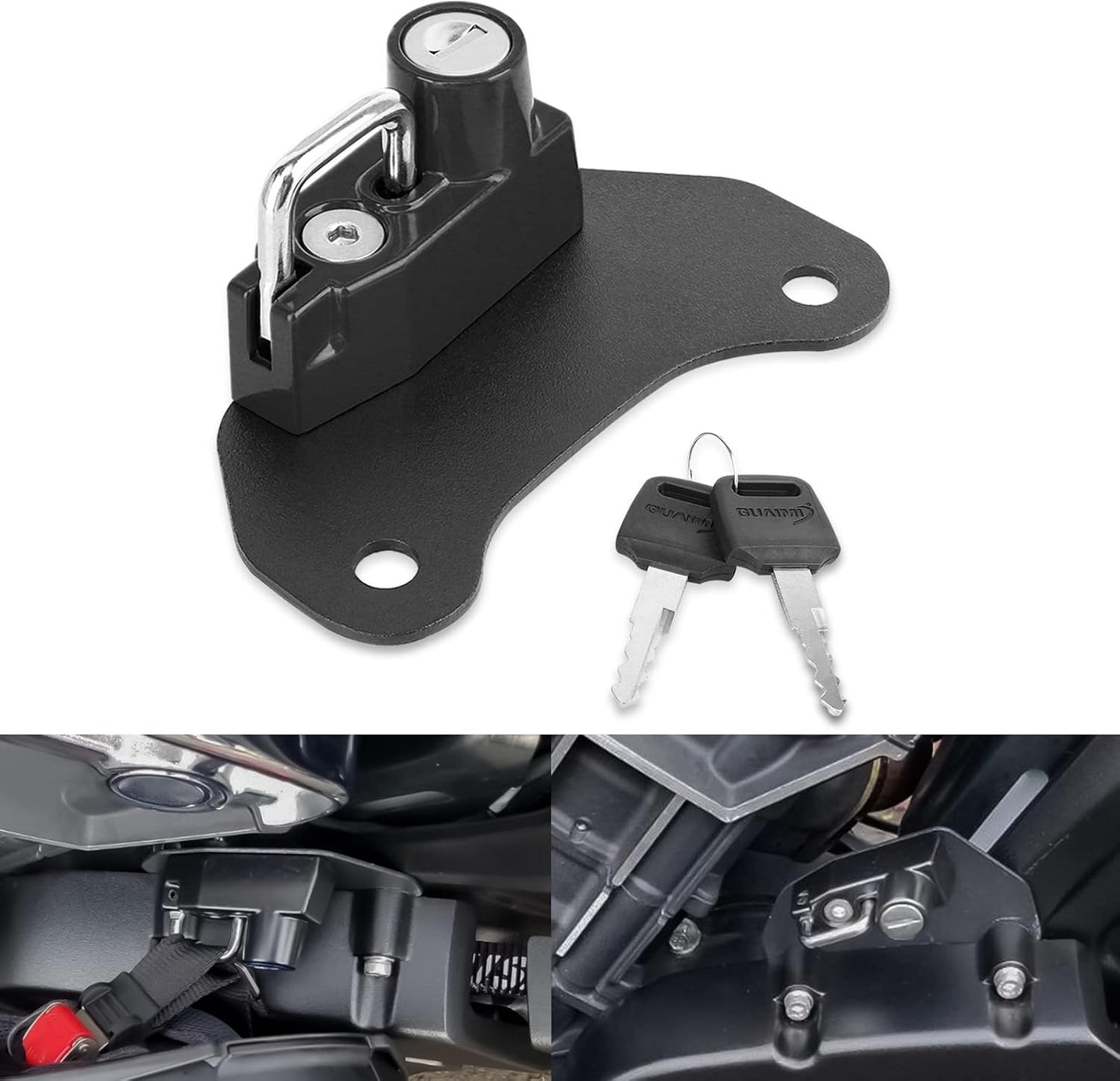 Secure Your Ride: GUAIMI Motorcycle Helmet Lock