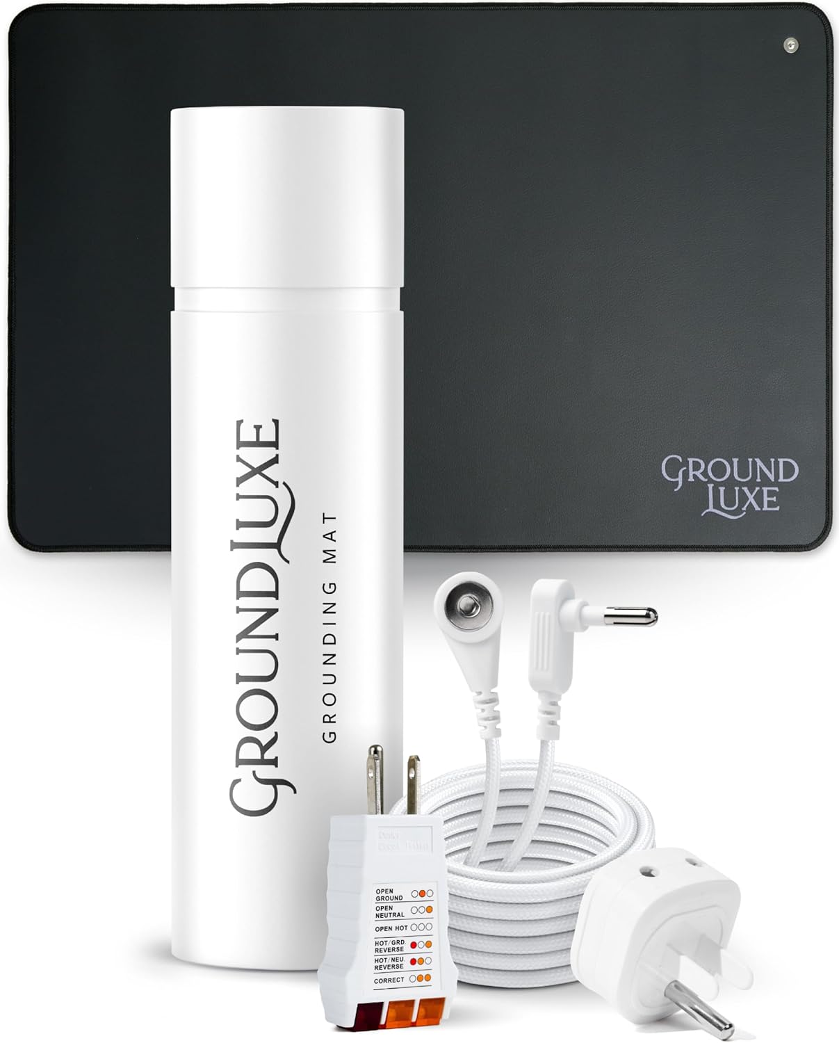GroundLuxe Earthing Mat for Feet - Comfortable and Durable Pad
