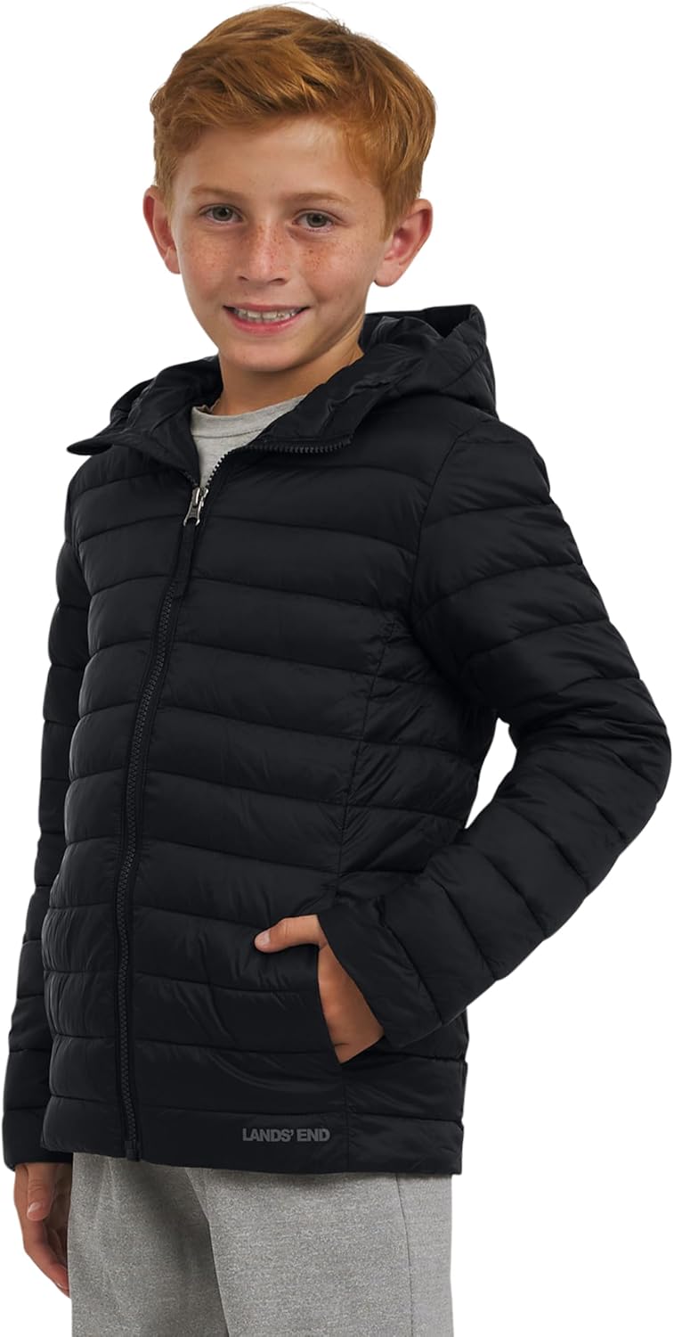 Lightweight Packable Insulated Puffer Jacket for Boys