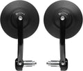 FENRIR Motorcycle Bar End Mirror for SV650 CB650R XSR700 - Wide View