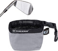 Golf Club Cleaning Bag with Waterproof Liner and Detachable Clip