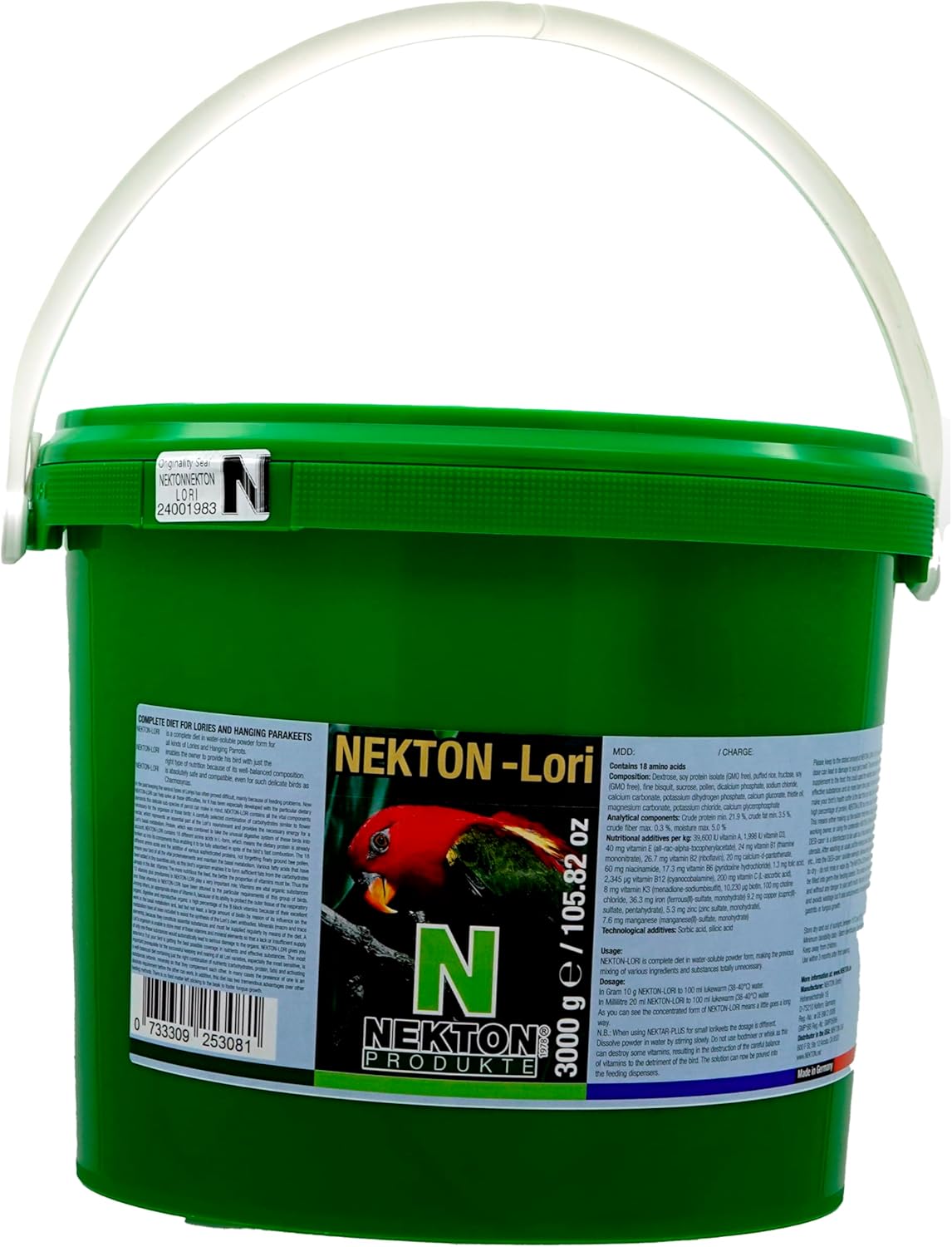 Nekton Lori Complete Lory Bird Diet for All Life Stages
