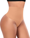 Tummy Control Thong Shapewear for Women High Waisted - Sleek Tuck rise