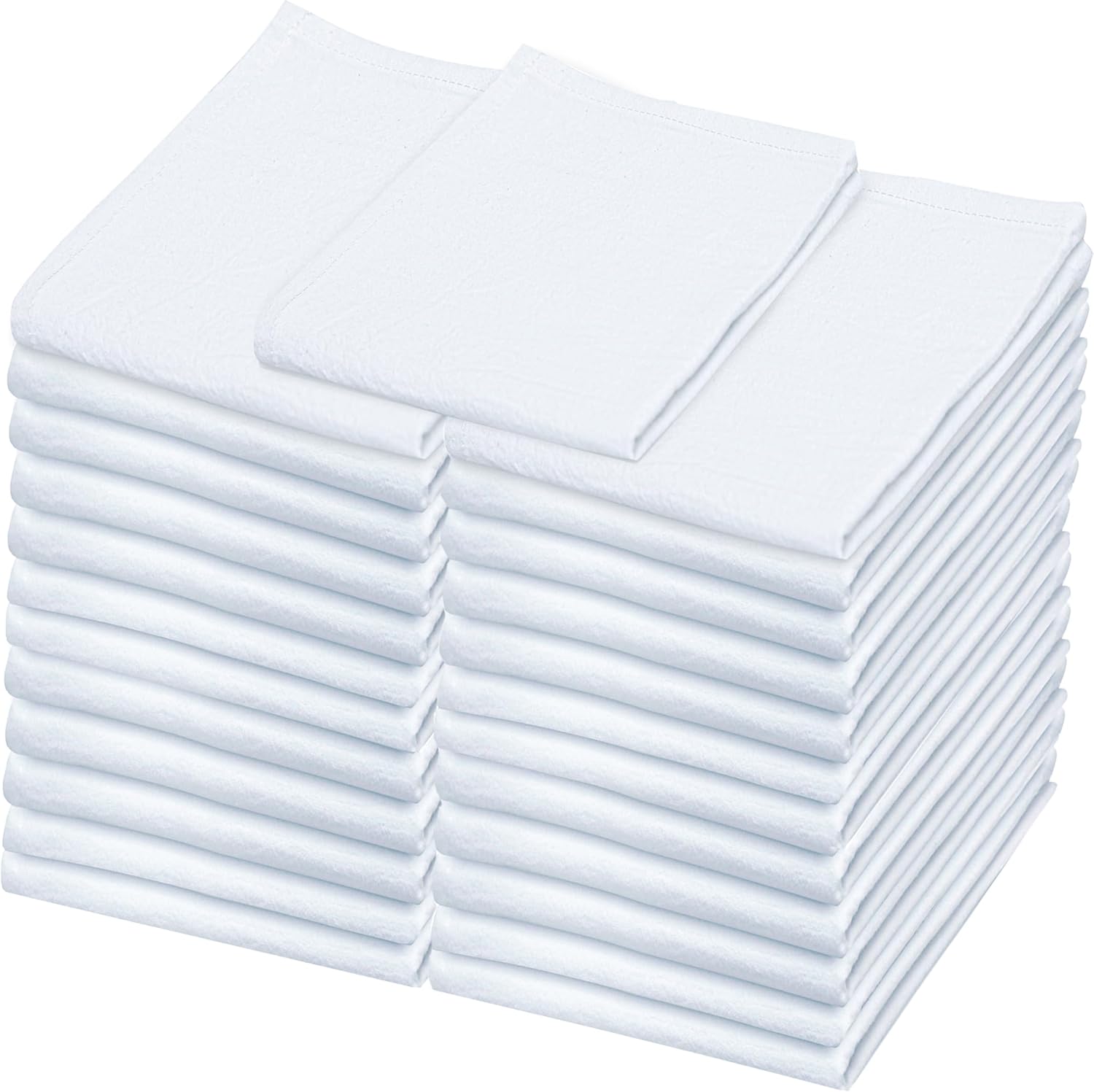 Flour Sack Towels 24 Pack Cotton Kitchen Dish Towels for Crafts
